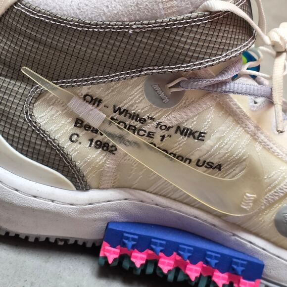 Off White Nike Spiked Running Shoes US 11 White Track main image 9